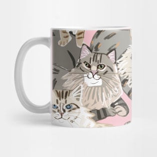 Cats Paradise Light  Pink Mug